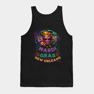 Mardi Gras Queen New Orleans Louisiana Tank Top